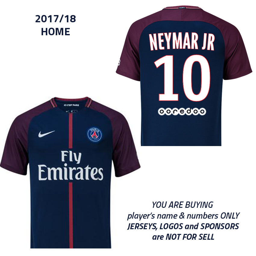 PSG jersey 2017-18 home